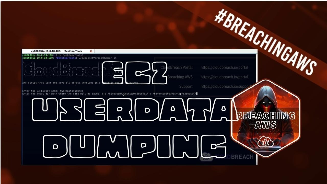 Cloud_Breach's tweet card. Breaching AWS - EC2 userData Dumper