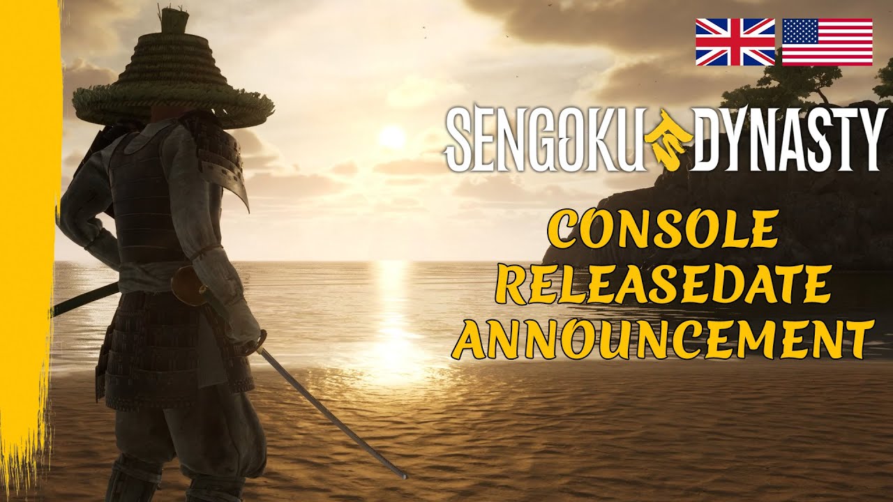 GamesBranding's tweet card. Sengoku Dynasty | Console Releasedate Announcement Trailer