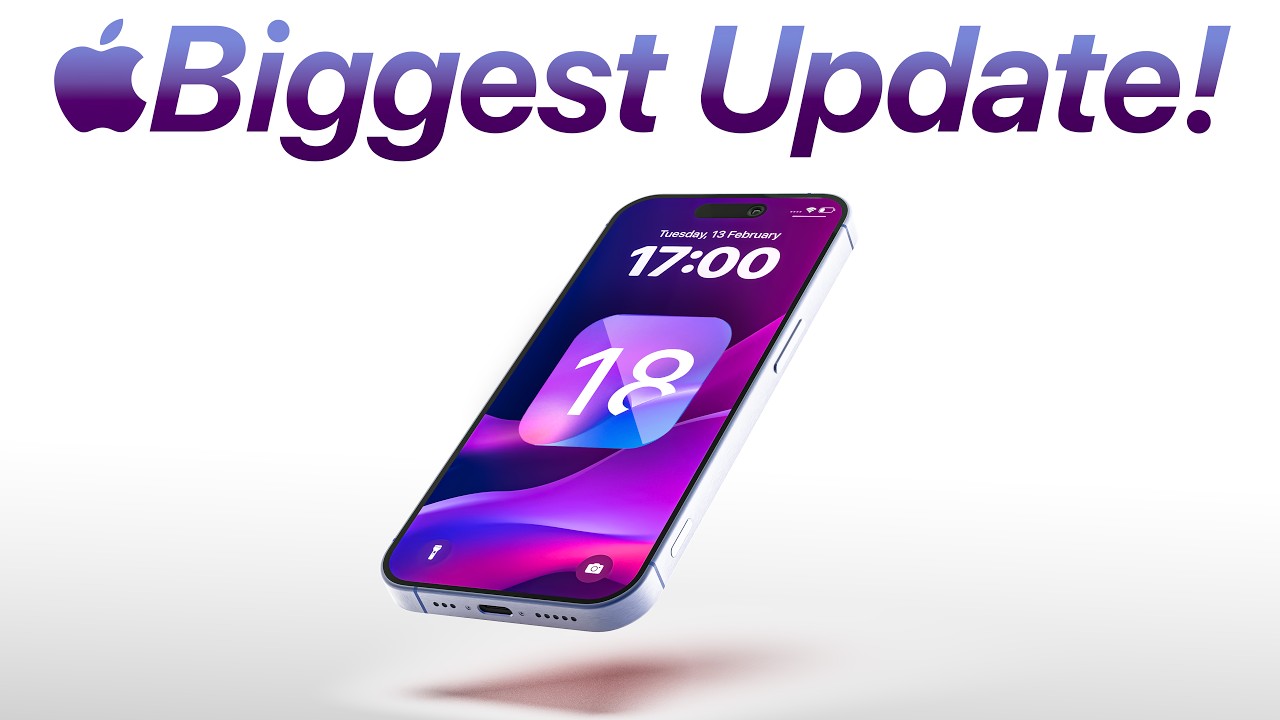 wheskycode's tweet card. iOS 18 - The BIGGEST Change Yet!