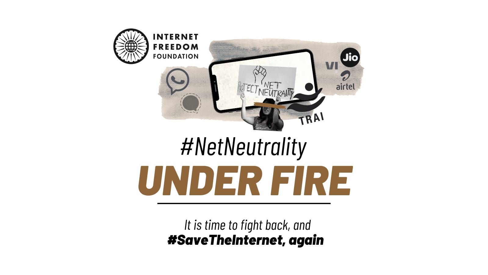 internetfreedom's tweet card. TRAI is wondering whether the “OTT” space should be policed — and your telecom service providers believe IT SHOULD.