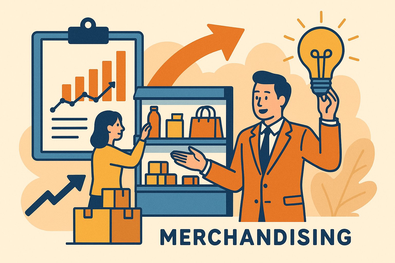 BlogRasu114's tweet card. このブログ記事は、マーチャンダイジングの概念の変化を販売士2級試験の視点から分かりやすく解説しています。顧客に商品を最適な時期・価格・数量で提供する基本から、マーケティング戦略としての発展、POS普及によるアイテム単位管理まで、現代小売業の必須知識を実体験的に学べる内容です。