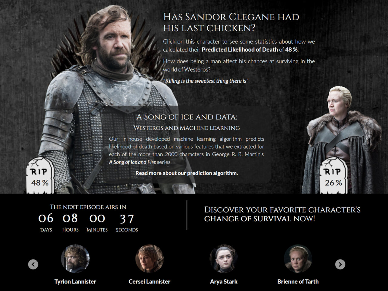 Innodesigndev's tweet card. Shortly before the curtain drops on the hit HBO show Game of Thrones (GoT), students attending a computer science seminar at the Technical University of Munich (TUM) embarked on an unusual scientific...