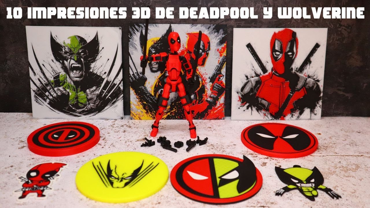 CaracterMaker's tweet card. ¡Ideas para impresión 3D!: 10 Increíbles Impresiones de Deadpool &...