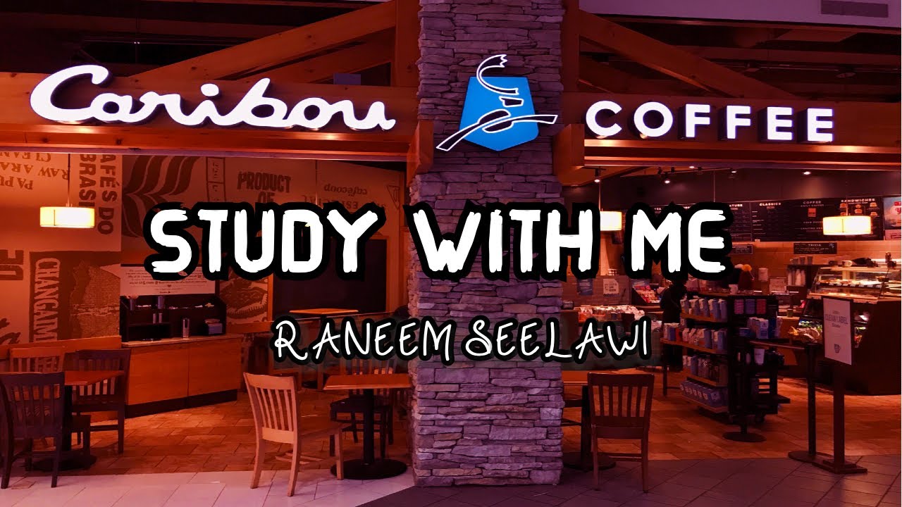 Studyvibes8's tweet card. Study With Me In Caribou Coffee!! (1 hour Pomodoro technique)...