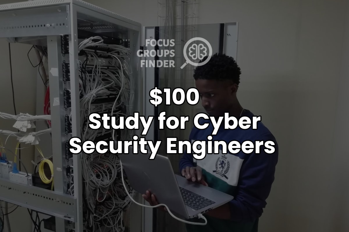 fgfinder's tweet card. Nationwide – A research firm searching for people for an upcoming Paid Online Focus Group for Cyber Security Engineers. We are a cyber security testing and training platform interested in learning...