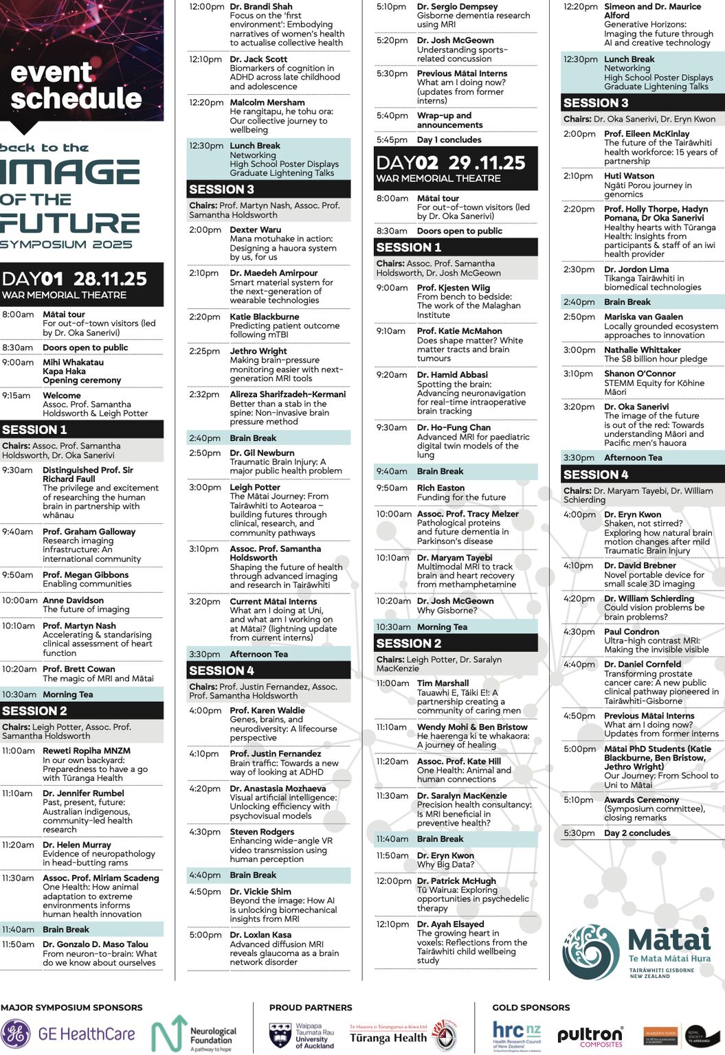 wllm_ptrs's tweet card. 📣 The full programme for the Mātai Public Symposium 2025 is now live! 📍 War Memorial Theatre, Tairāwhiti Gisborne 🗓️ 28–29 November 🎟️ Free and open to all   Join us for two inspiring days...