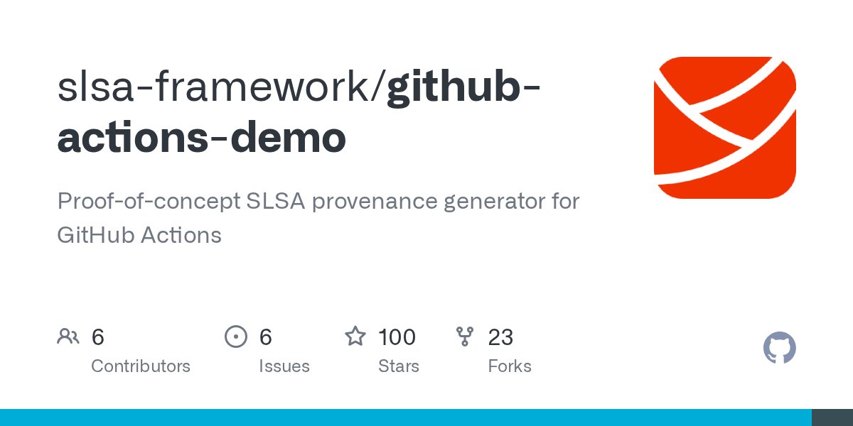 TrendingGolang's tweet card. Proof-of-concept SLSA provenance generator for GitHub Actions - slsa-framework/github-actions-demo