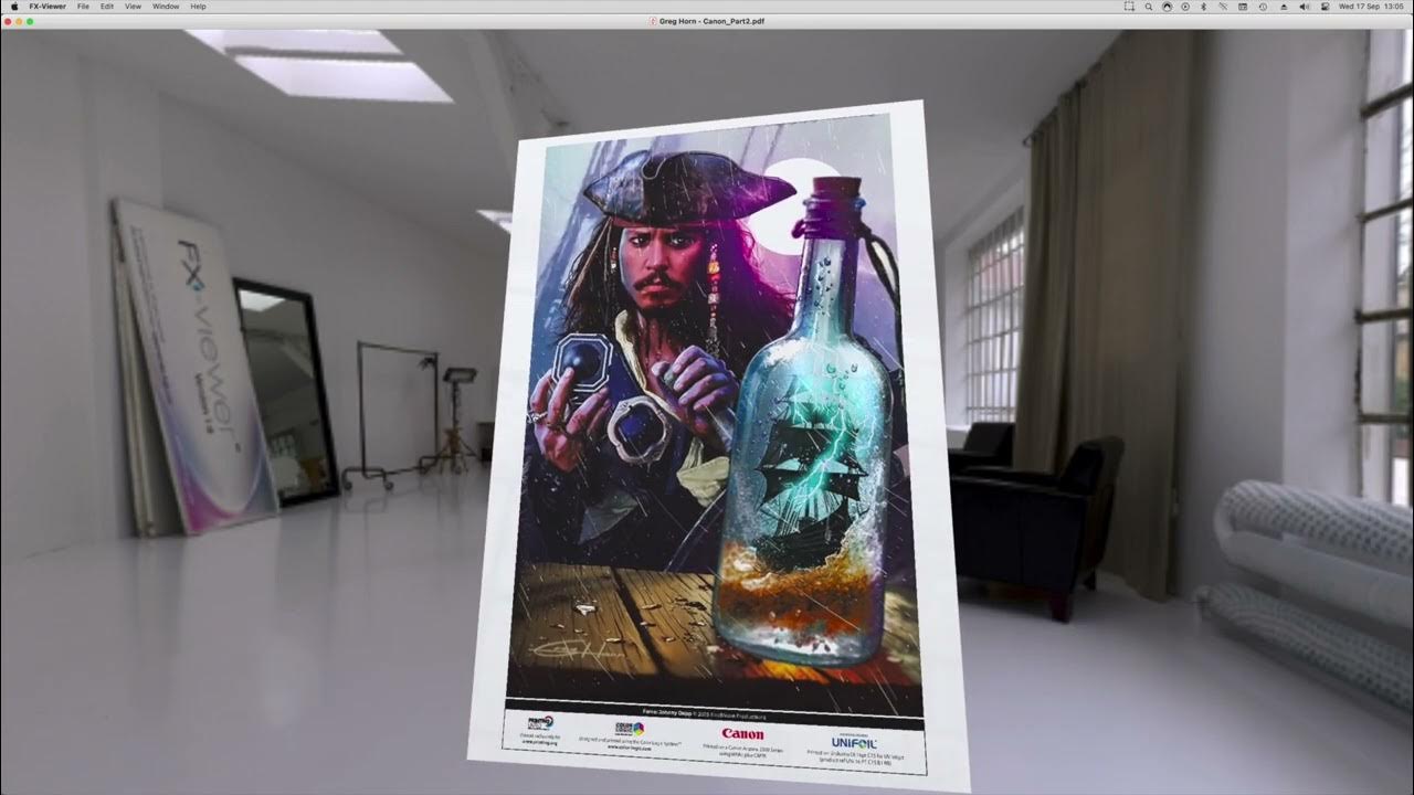 ColorLogicInc's tweet card. Greg Horn Art — Canon — Printing United