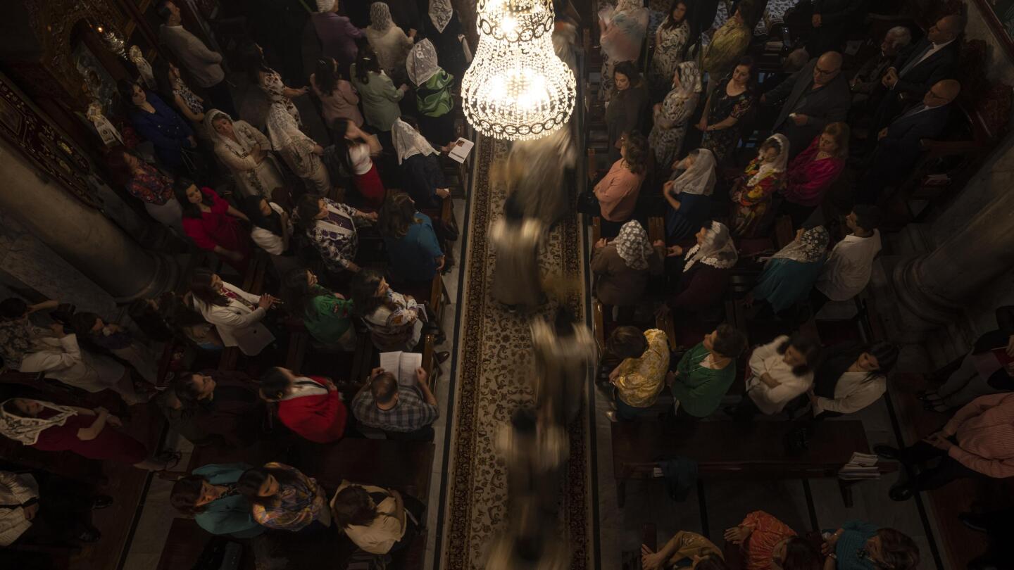 APFactCheck's tweet card. False. Officials with the church in Gaza say the structure remains intact and unharmed during the shelling.