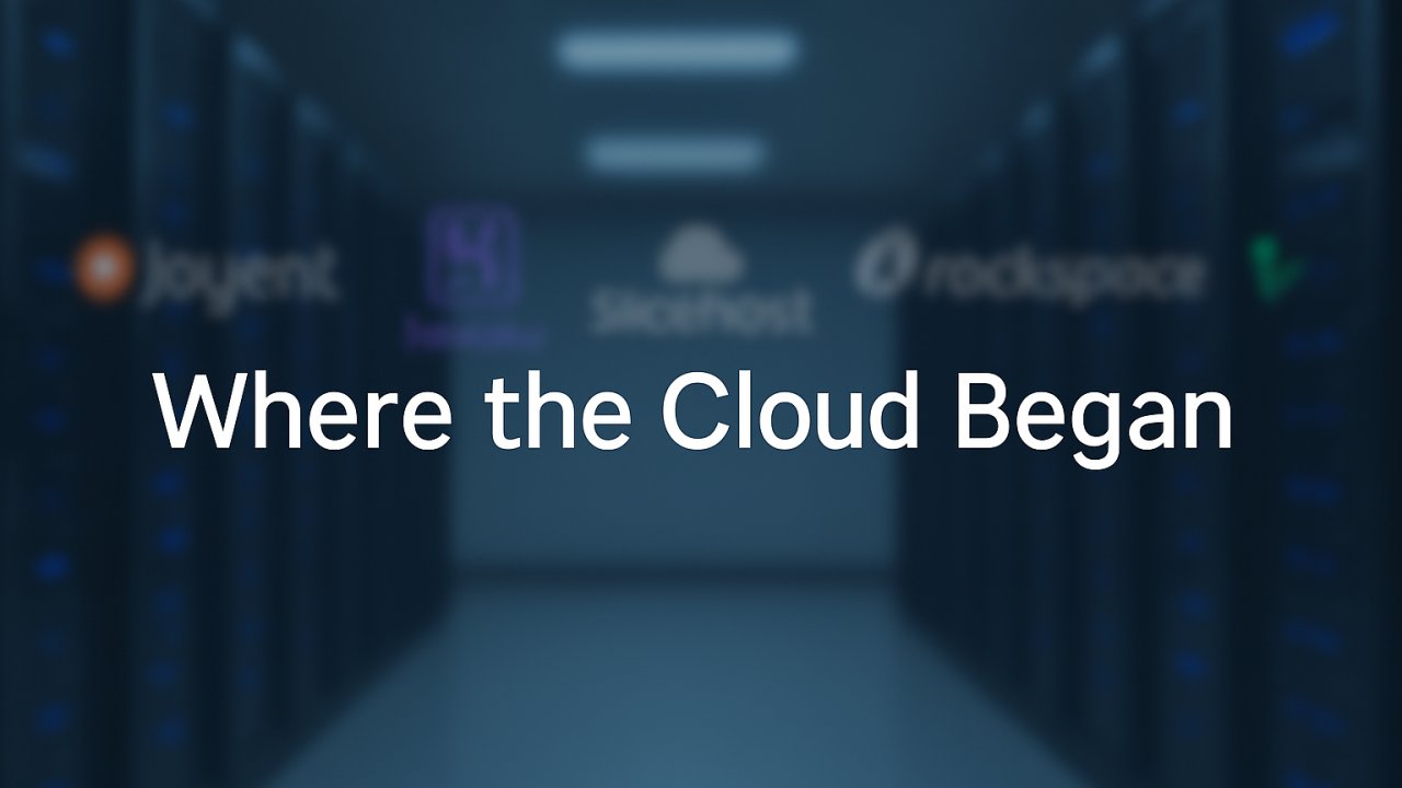 IaaSgeek's tweet card. Today, cloud is almost synonymous with AWS. But in the early 2000s, things looked very different.