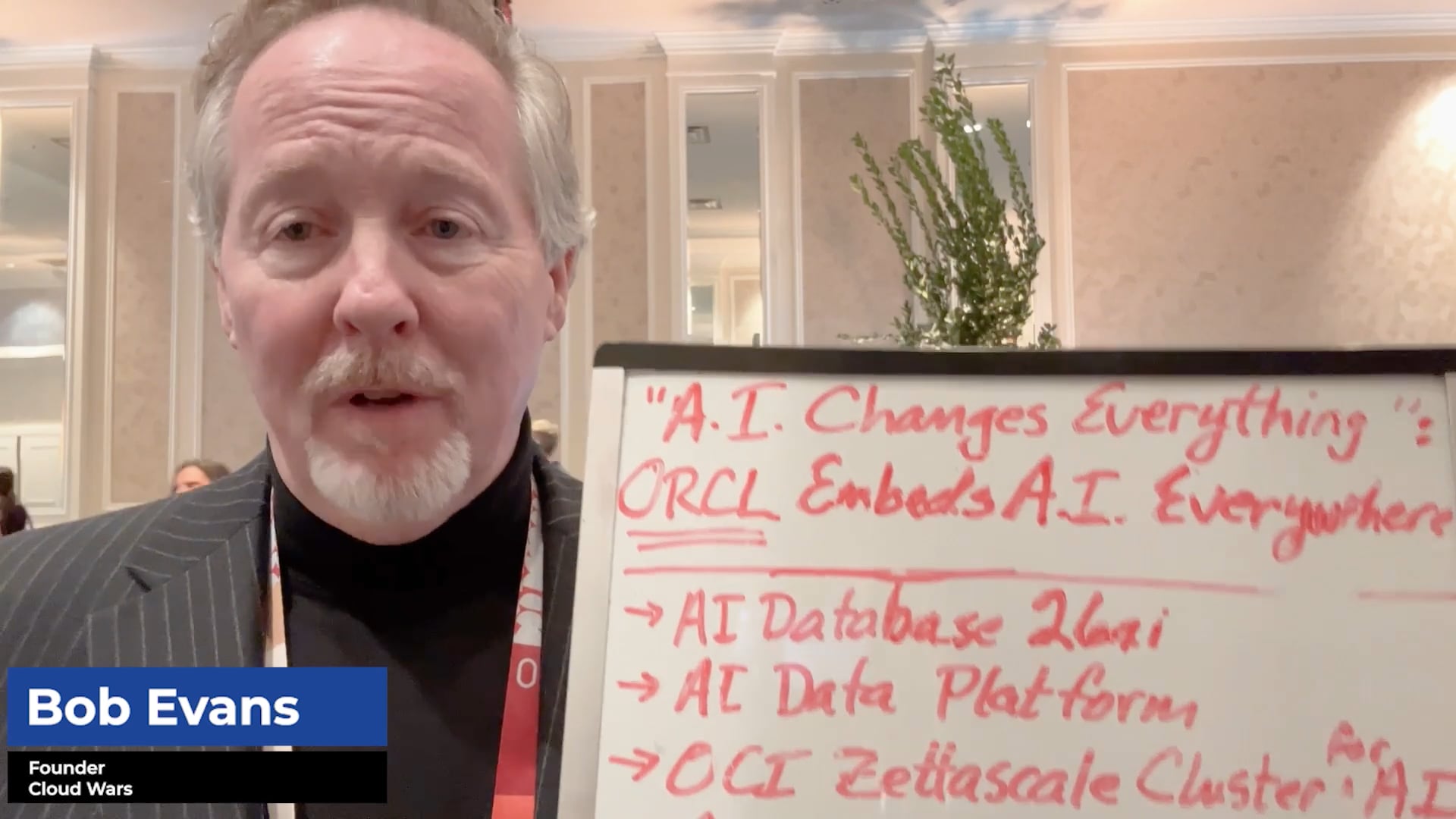 Oracle's tweet card. Oracle customers at AI World emphasized the power of speed and first-mover advantage in adopting AI at scale.