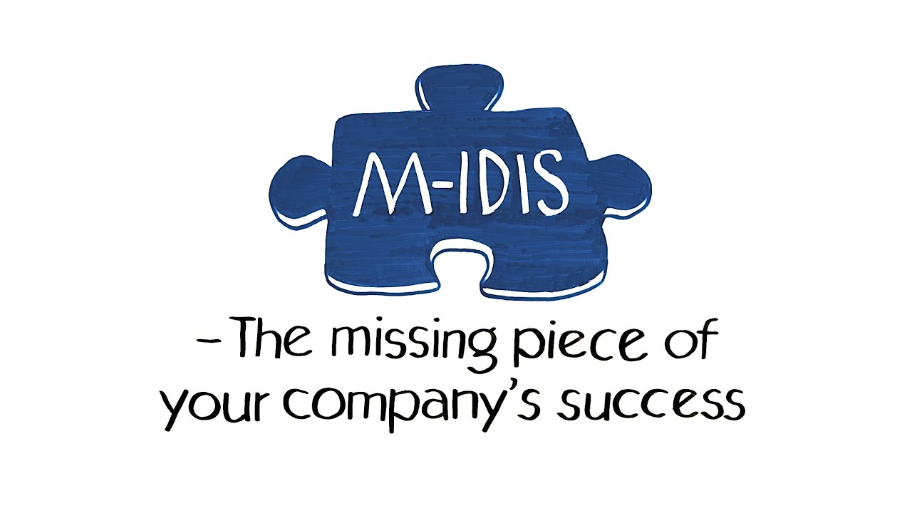m_solutions_fi's tweet card. M-IDIS -The Missing Piece of Your Company's Success