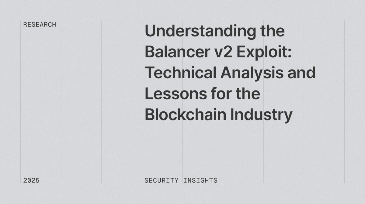 OpenZeppelin's tweet card. Technical analysis of the Balancer V2 exploit that resulted in $120M+ losses, including root cause examination and lessons for continuous security practices.