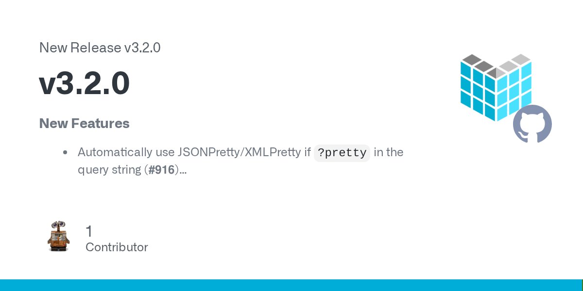 labstack's tweet card. New Features Automatically use JSONPretty/XMLPretty if ?pretty in the query string (#916) Middleware Casbin https://echo.labstack.com/middleware/casbin-auth Proxy https://echo.labstack.com/middle...