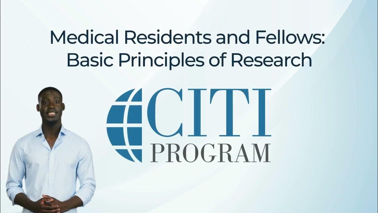 citiprogram's tweet card. CITI Program Course Preview - Medical Residents and Fellows: Basic...