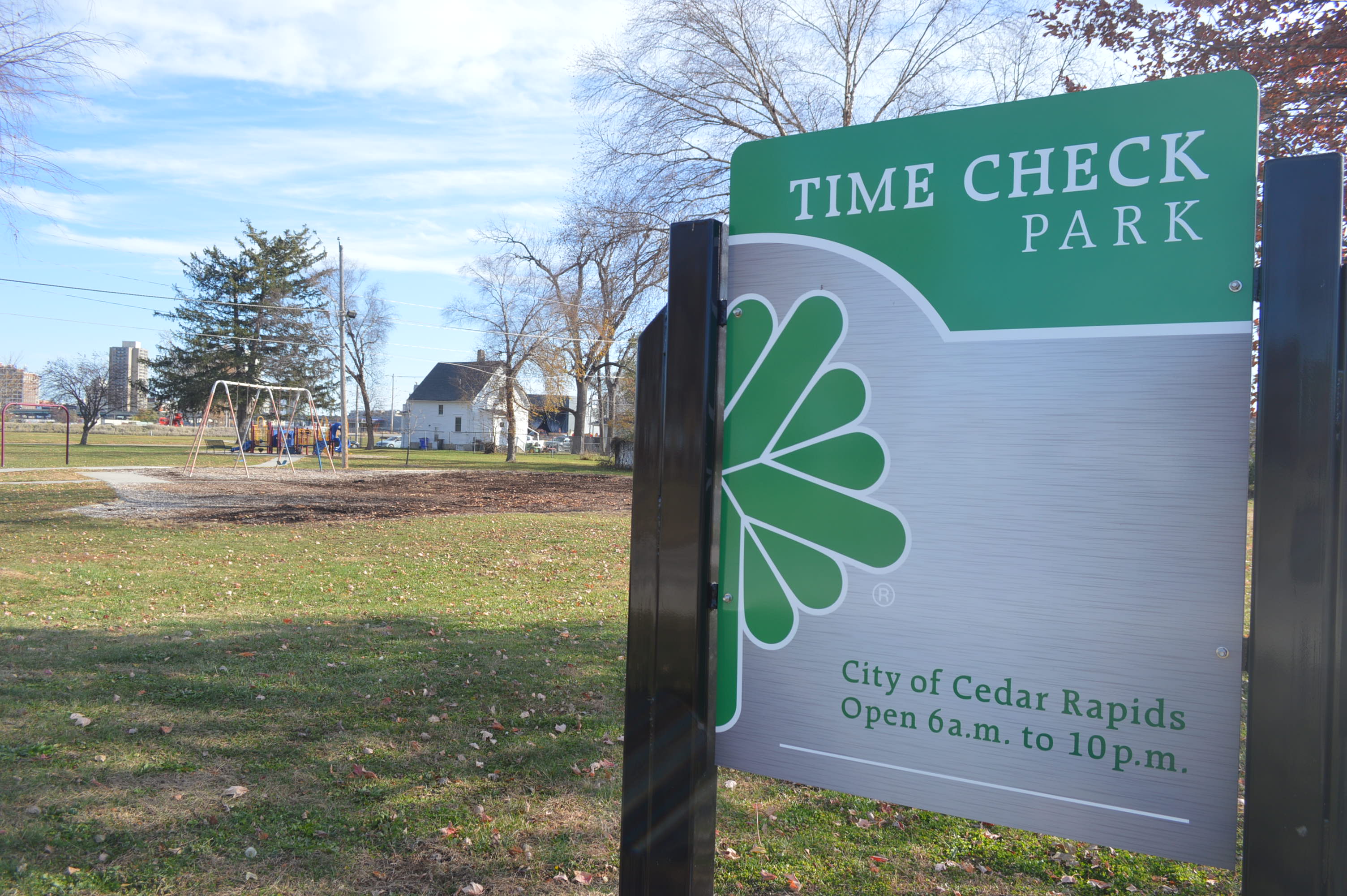 HomegrownIA's tweet card. Playground equipment at Time Check Park, in northwest Cedar Rapids, was removed in November 2025. (photo/Cindy Hadish) CEDAR RAPIDS, Iowa -- Just blocks from the forthcoming Cedar Rapids casino, a...