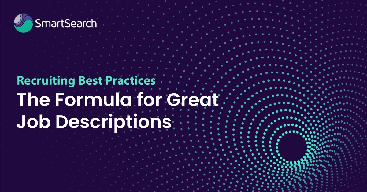 SmartSearchATS's tweet card. Great job descriptions follow a specific formula to give your organization a competitive edge in the war for talent. Learn the formula here.