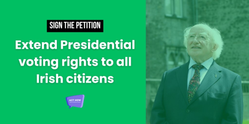 pymster's tweet card. I've signed the petition calling on the Irish government to extend Presidential voting rights to all its citizens. Will you sign too? @nealerichmond