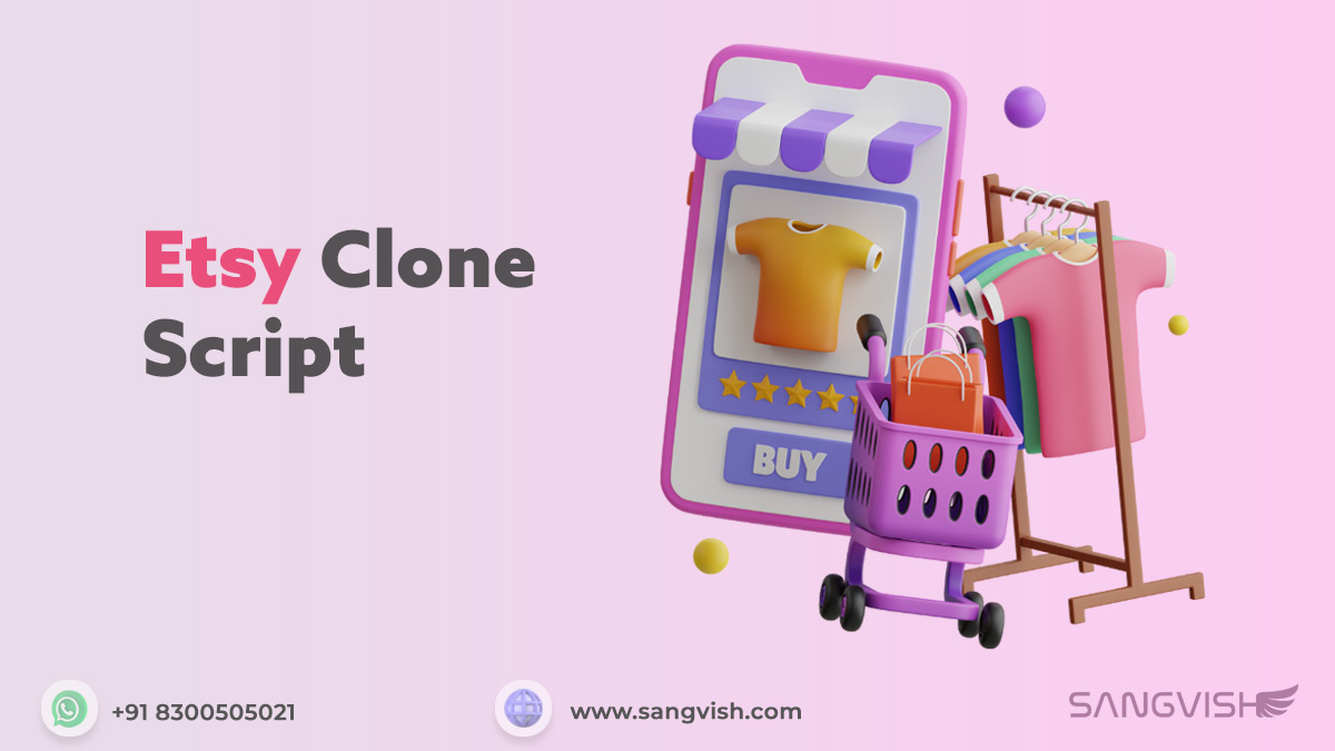 SangVishTech's tweet card. Etsy clone script is the ultimate eCommerce solution for building a reliable and user friendly online marketplace platform like Etsy.
