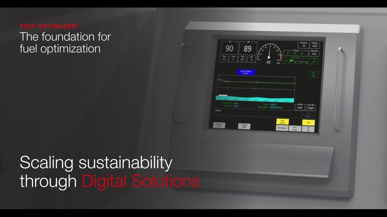 WabtecCorp's tweet card. Trip Optimizer™ - The Foundation for Fuel Optimization