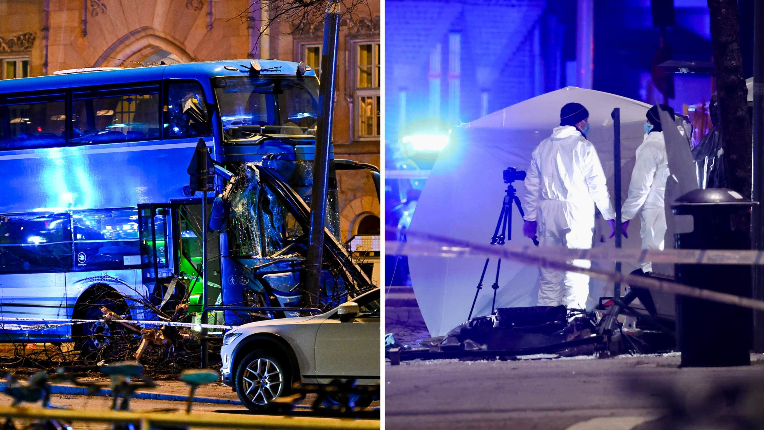 Ride_fixer's tweet card. Flera är döda och skadade efter att en buss körde in i en busskur i Stockholm. Den gripne busschaufförens anhöriga har svårt att ta in vad som hänt. – Vi är helt chockade, säger hans vuxne son.