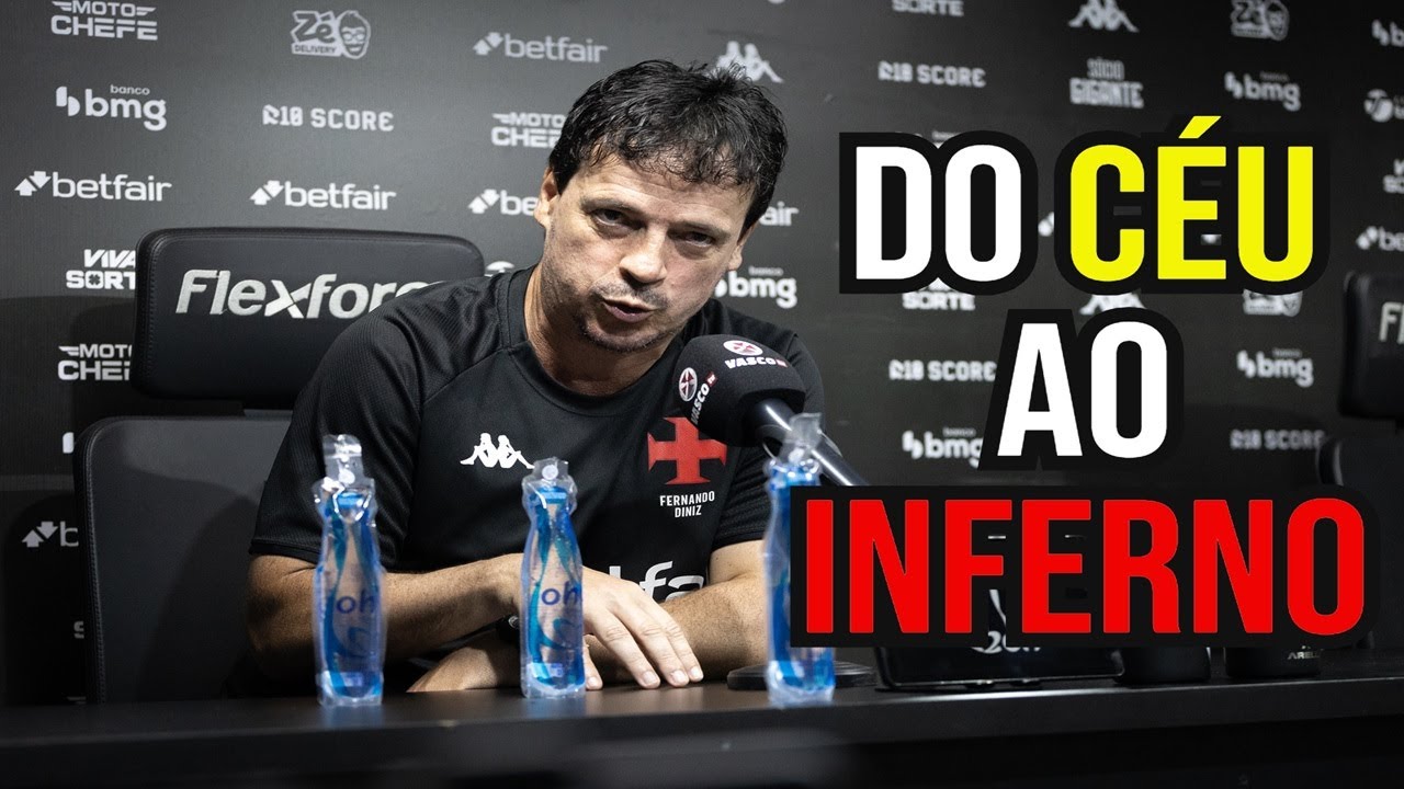 BlogDoGarone's tweet card. DINIZ ENTRE O CÉU E O INFERNO NO VASCO | CORTE DO GARONE