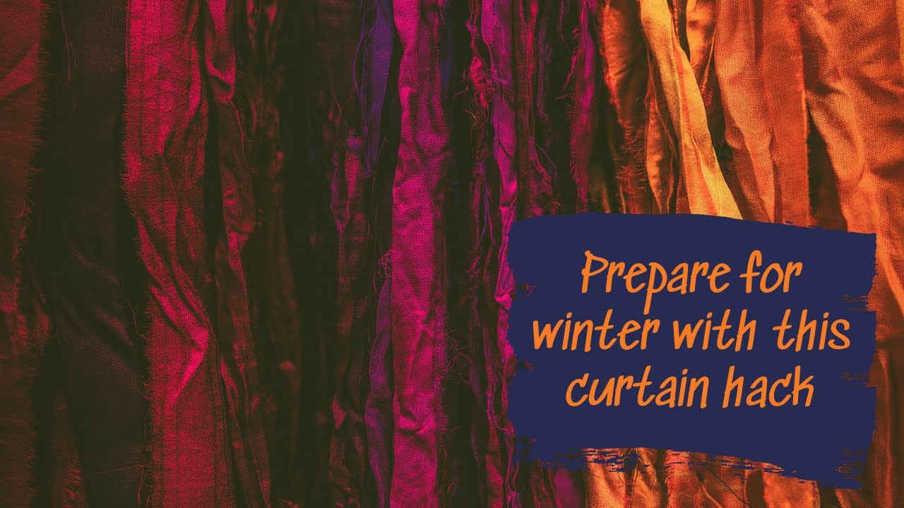 SoftwareTrainer's tweet card. Stay Warm This Winter! 🔥 Magnetic Door Curtain Hack for Drafty Rooms...