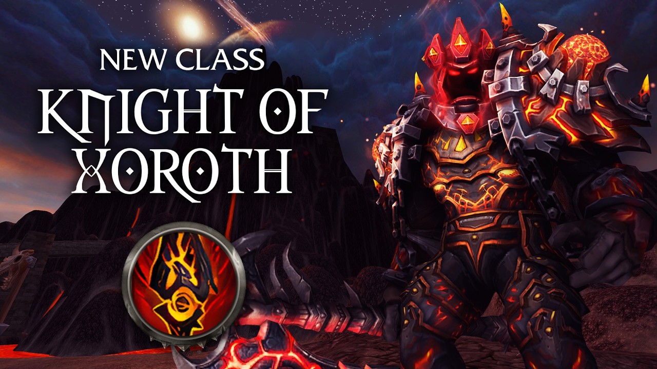 Ascensionfeed's tweet card. New WoW Class: Knight of Xoroth - Conquest of Azeroth