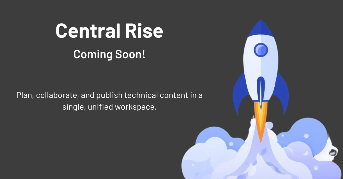 Programazing's tweet card. Plan, collaborate, and publish technical content all in one unified workspace. Central Rise streamlines your entire content lifecycle from ideation to distribution.