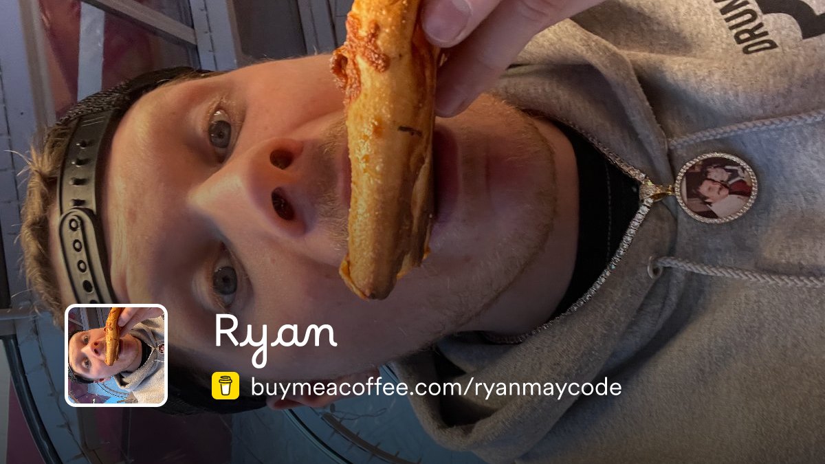 ryanmaycode's tweet card. Hello 👋 I’m Ryan. Just another Software Developer suddenly scrambling for a job here 😮‍💨🤣 Wanna make my day a little easier by buying me a cup of coffee? Who knows? I could create your next...