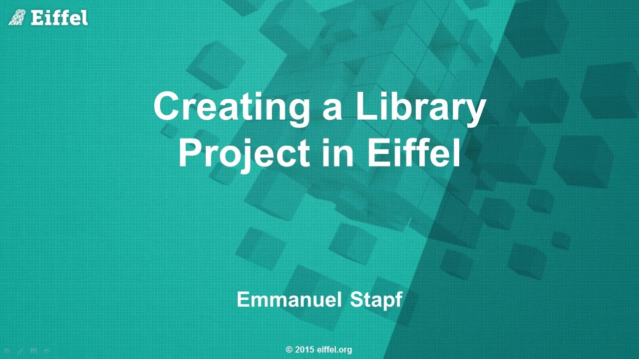 eiffel_software's tweet card. Creating a Library Project in Eiffel
