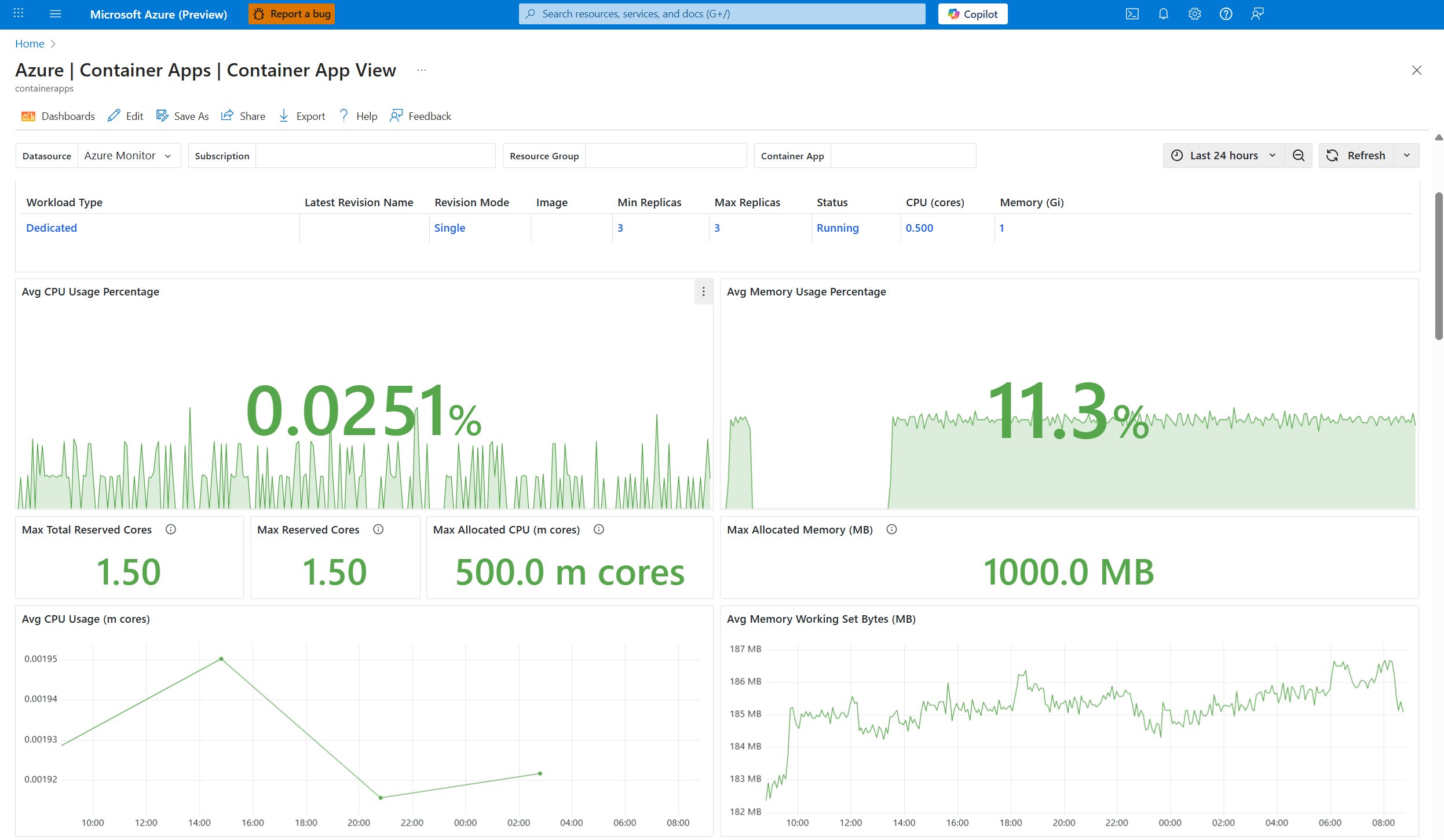 AzureWeekly's tweet card. We’re thrilled to announce the public preview of Azure Container Apps Azure Monitor Dashboards with Grafana, a major step forward in simplifying...
