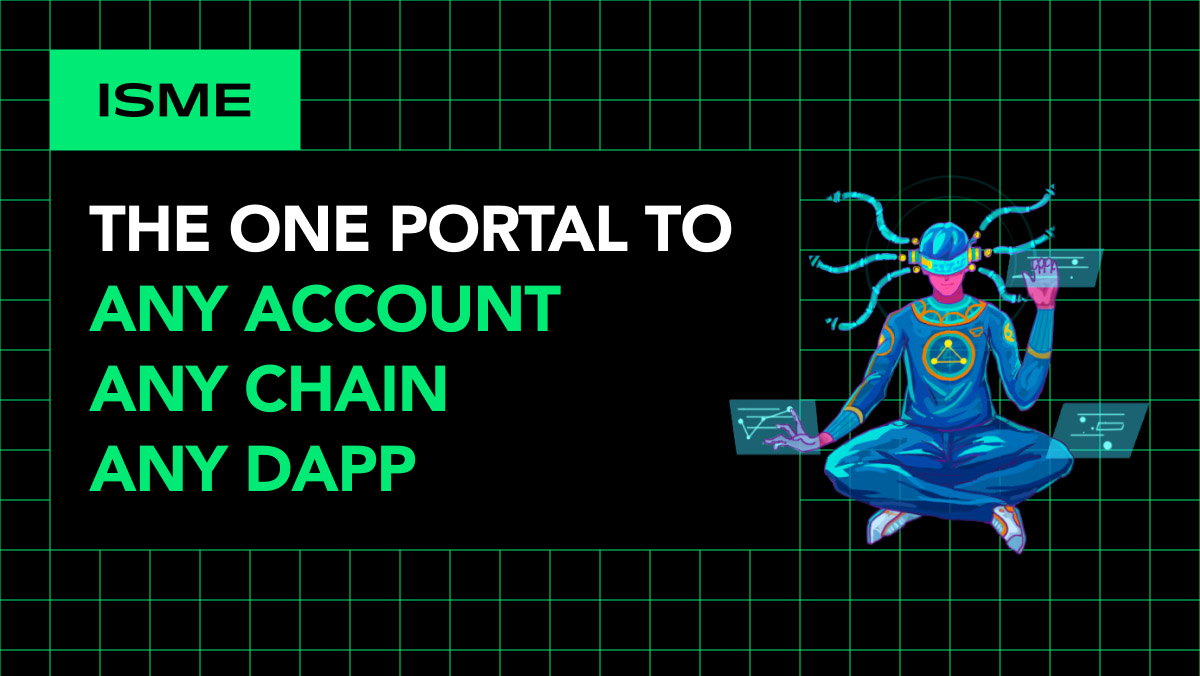 0xHeyISME's tweet card. ISME is building an operating system with the composition of an intent-centric aggregator of digital identity, virtual accounts, social graphs, and more to enable unified access to Web3.