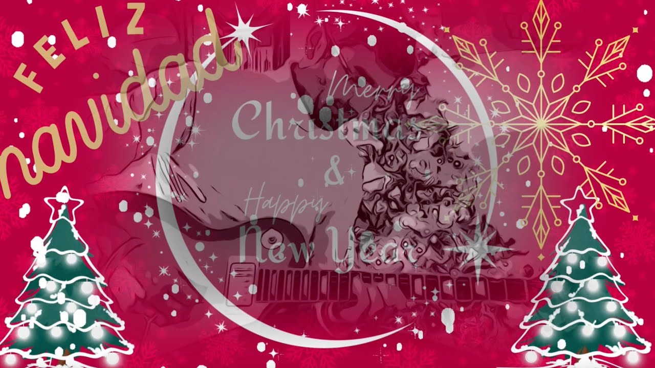 Funwithmaths2's tweet card. BLANCA NAVIDAD. WHITE CHRISTMAS, FELIZ NAVIDAD. Versión personal.