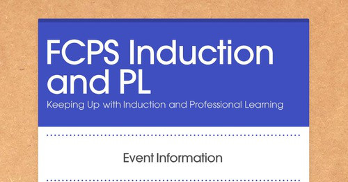 FCPSPLcoord's tweet card. FCPS Induction and PL