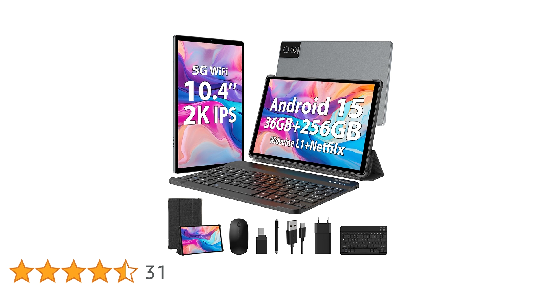 mundochollo_es's tweet card. 【Pantalla HD de 10.4 pulgadas y Widevine L1】La tableta cuenta con una pantalla IPS de 10.4 pulgadas y su resolución ultraalta de 2000x1200 te permite ver videos HD de 1080p en cualquier momento y...