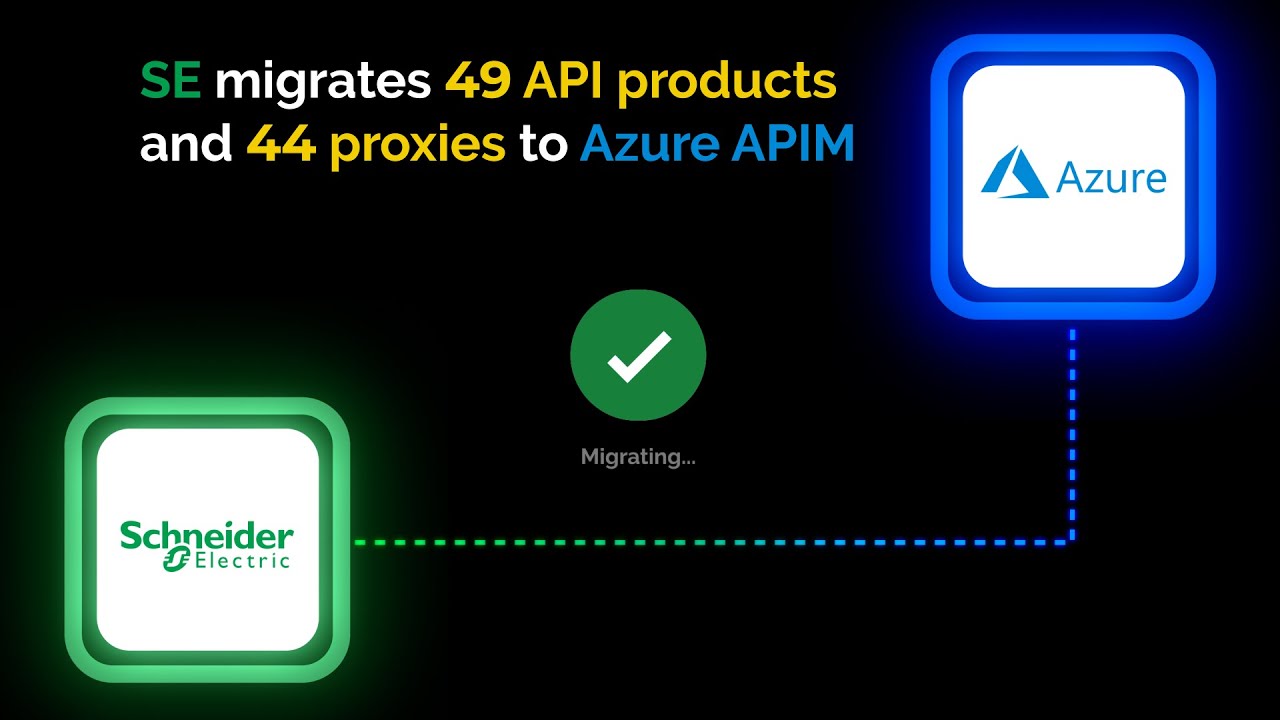 torryharris's tweet card. How Schneider Electric Cut Costs by 30% with Azure APIM Migration |...