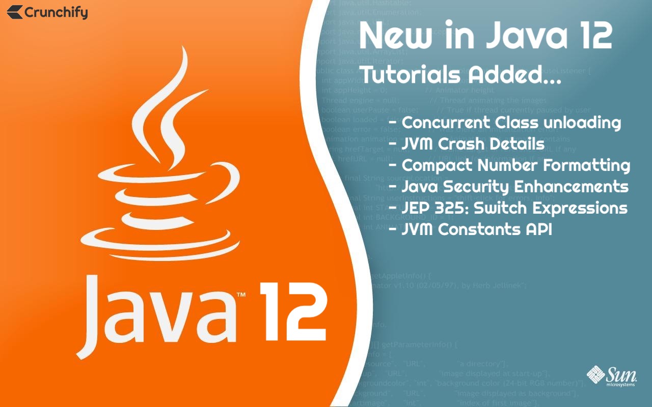 Crunchify's tweet card. On 19th March 2019 Java12 was released. As we know Java12 was part of rapid release, it was released just in 6 months after Java11 release. In this