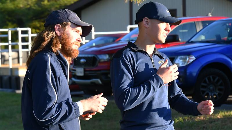 wvutechsports's tweet card. Head cross country coach Jordan Hosey talks about the upcoming season.