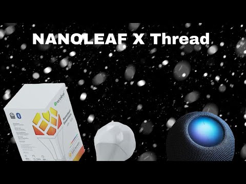 MobileGdgt's tweet card. Home Pod Mini | Nano Leaf Essentials Update (With Thread)