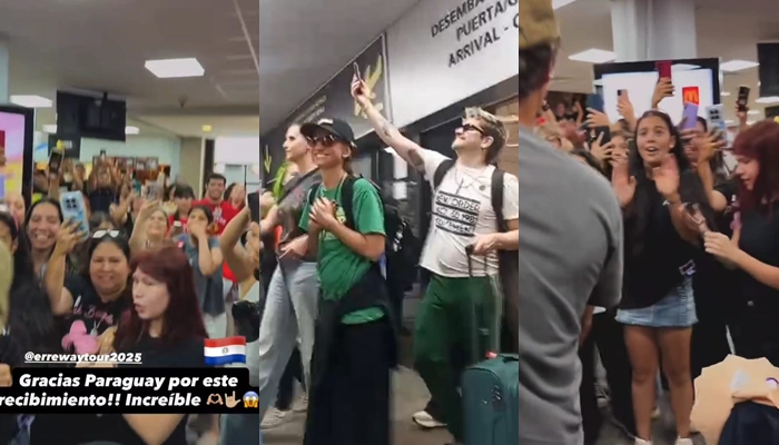 epacompy's tweet card. La banda argentina dará un concierto en nuestro país mañana y todavía quedan algunas entradas disponibles en Ticketea. Felipe, Camila y Benjamín ya están en Paraguay, “Erreway” se reunió tras veinte…