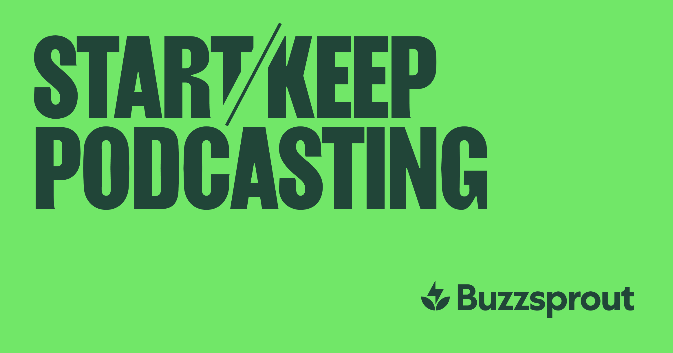 globaltechstack's tweet card. Buzzsprout is the easiest way to start a podcast. It gets your podcast online and into Apple Podcasts, YouTube, and Spotify. Then you can track your show with the most advanced podcast statistics.