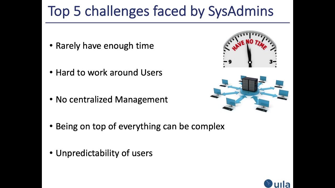 Uila_Inc's tweet card. Top 5 challenges face by System Administrators