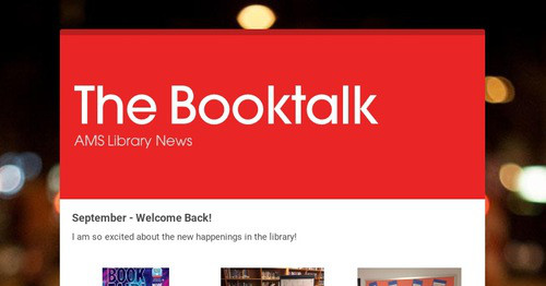 AtticaMSLibrary's tweet card. The Booktalk