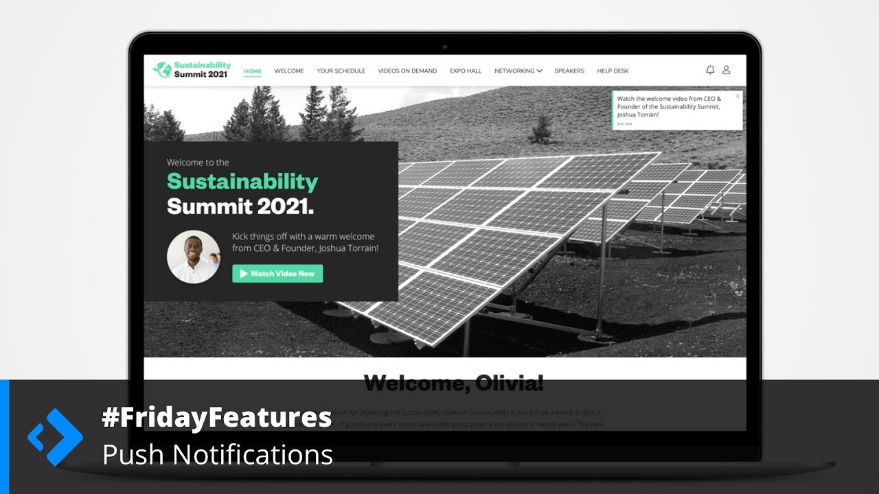 GramercyTech's tweet card. Push Notifications