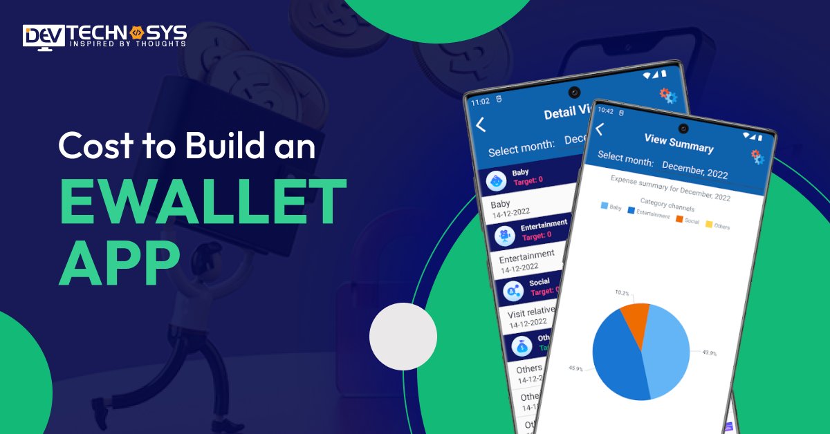 DevTechnosys's tweet card. Check out now about how to create an e-wallet mobile app and how much does it cost to build a wallet mobile app?