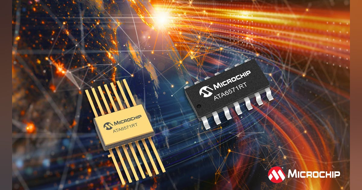MicrowavesRF's tweet card. Microchip’s ATA6571RT CAN FD transceiver supports data rates up to 5 Mb/s for a radiation-tolerant, high-reliability communication interface solution for space applications.