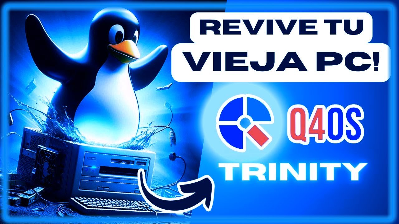 GabrielCodingOK's tweet card. ✅ Cual es el MEJOR LINUX para PC ANTIGUOS 💎 Q4OS Aquarius Trinity 🐧...