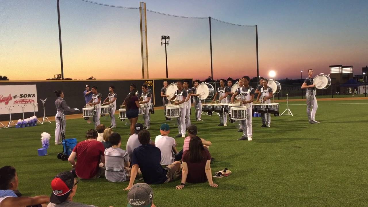 ThePercLab's tweet card. Blue Knights 2016 Drumline - Book