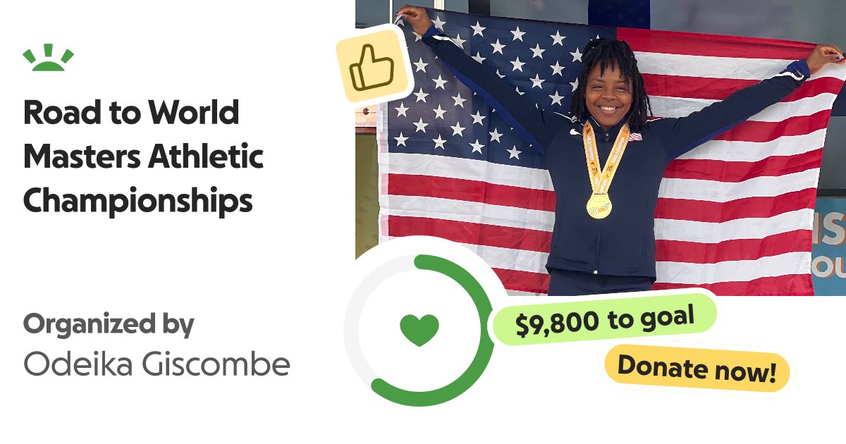 Exquisite_OSB's tweet card. Hello friends, family, and supporters, Those of you that do not know … Odeika Giscombe needs your support for Road to World Masters Athletic Championships